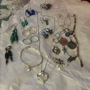 925 Sterling Silver jewelry lot